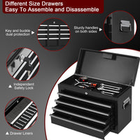 Carrello portautensili Garvee 5 cassetti in metallo con ruote 2 in 1 staccabile per ufficio e garage 21.85"P x 12.4"L x 26.57"A