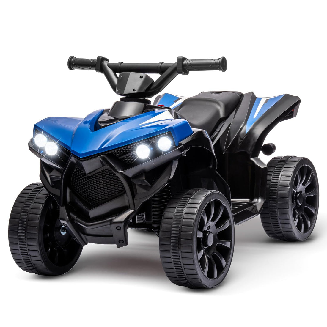 Garvee Electric Quad Kids 6V ATV Blue – Con luci LED, funzione musicale e potente motore da 6 V per il divertimento di guida all'aperto a partire dai 3 anni.