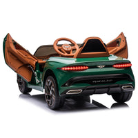 Garvee 12V Auto elettrica per bambini verde scuro con telecomando, veicolo elettrico stabile per divertimento in giardino e tour di scoperta per bambini e bambine dai 3 anni in su