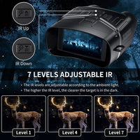 Binocolo Garvee NV4000 4K HD con schermo da 3 pollici, visione notturna a infrarossi, fotocamera da 36 MP, registrazione video all'aperto, batteria al litio