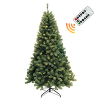 Albero di Natale artificiale Garvee – 214 cm, 300 LED, 1350 rami, aghi in PVC, per Natale