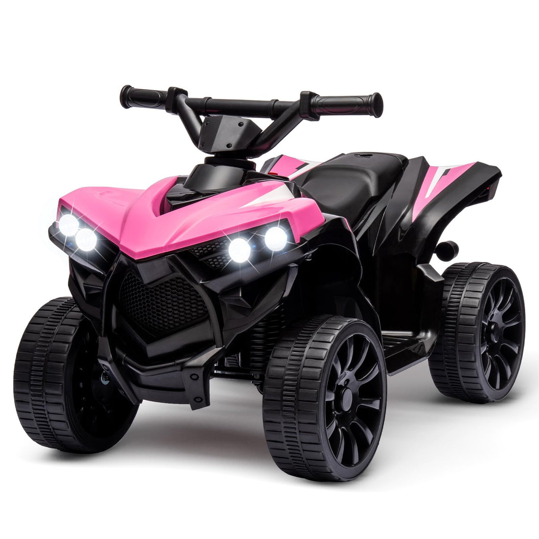 Garvee Electric Quad Kids 6V ATV Pink – Con illuminazione a LED, musica e comodo sedile per bambine dai 3 anni in su, per uso esterno.