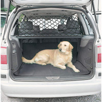 GARVEE Pratica barriera divisoria per bagagliaio, barriera di sicurezza per animali domestici, auto per cani, 120x70 cm, nera