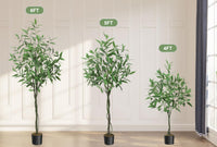 Albero di eucalipto Garvee da 5 piedi - Materiale in seta, pianta artificiale che non richiede manutenzione per casa e ufficio con aspetto realistico