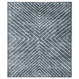 Garvee Tappeto Moderno Geometrico Lavabile Antiscivolo Morbido Poliestere 120x170 cm Grigio Scuro Casa