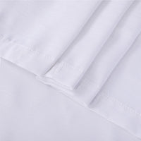 GARVEE Tenda da doccia bianca extra lunga 183x244 cm impermeabile con orlo morbido e intricato per bagno, doccia e vasca da bagno