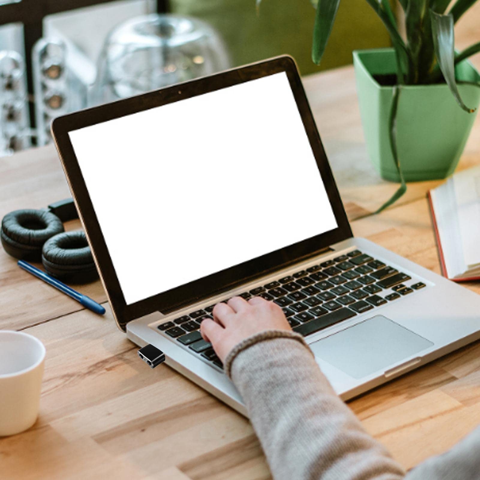 Garvee, agitatore automatico per mouse, per computer portatile, discreto, multifunzionale, nero