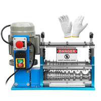 Macchina spelafili elettrica GARVEE, macchina spelafili GARVEE da 370 W, utensile spelafili da 1,5-38 mm e 75 piedi/min con 11 fori e 10 lame, macchina spelafili per la lavorazione di cablaggi