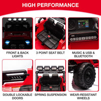 Veicolo per bambini Garvee da 12 V con luci a LED per il divertimento all'aperto: auto giocattolo elettrica per bambini e bambine dai 3 anni in su con telecomando e cintura di sicurezza