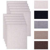 Garvee Patchs De Réparation En Lin Auto-Adhésifs 10 Pcs Pour Canapé Et Meubles 20x25cm Beige Durable Et Facile À Appliquer - Beige