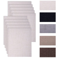 Garvee Patchs De Réparation En Lin Auto-Adhésifs 10 Pcs Pour Canapé Et Meubles 20x25cm Beige Durable Et Facile À Appliquer