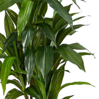 Albero di dracena artificiale Garvee da 4 piedi/5 piedi con vaso per soggiorno e ufficio, rami e foglie resistenti, tessuto di seta, facile da pulire, verde