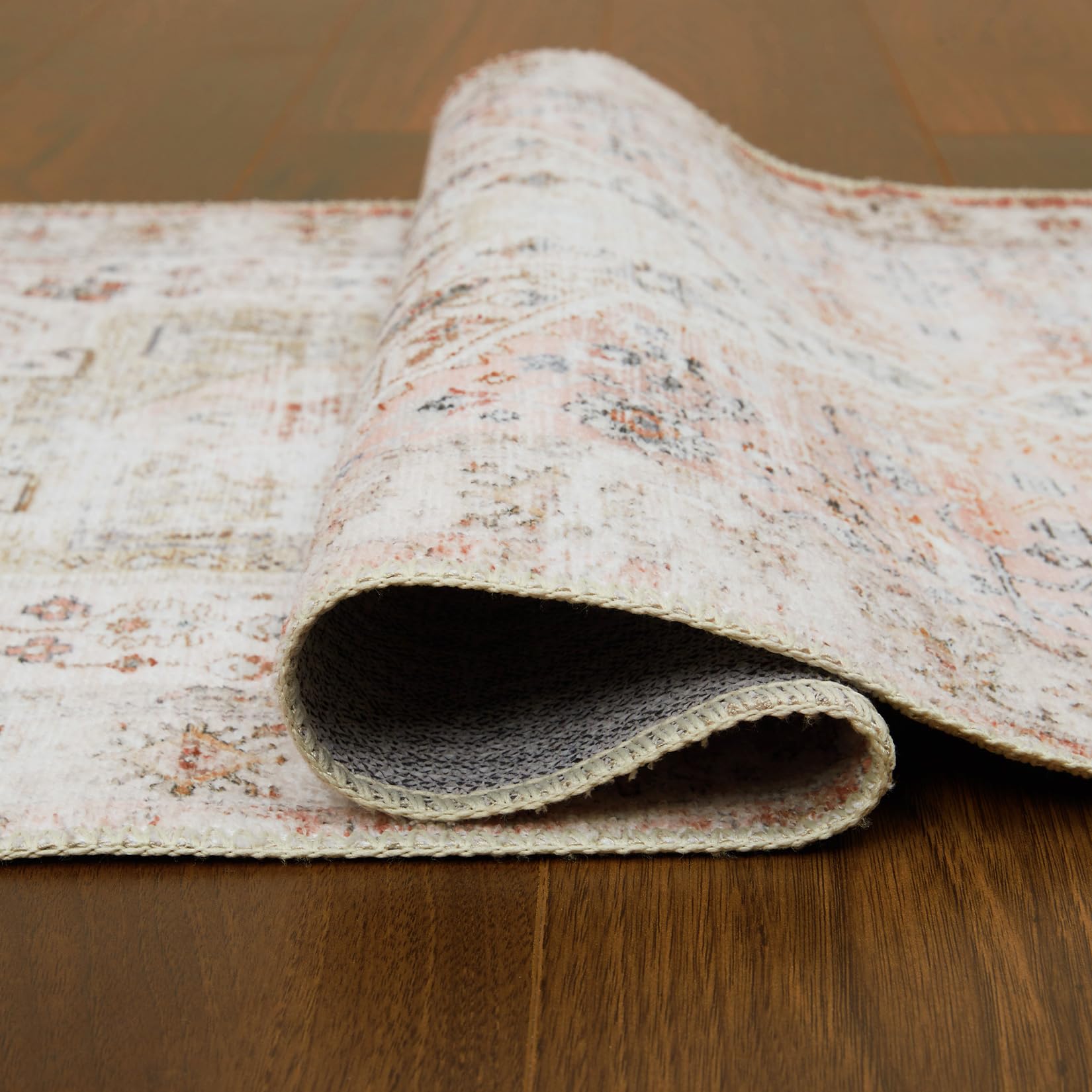 Tappeto vintage Garvee di grandi dimensioni 200x290 cm, lavabile, antiscivolo, morbido, per soggiorno e camera da letto