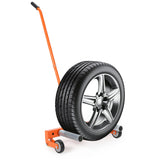 Garvee Carrello Sollevatore Pneumatici Regolabile 330LBS Con Rotelle Girevoli 360° Manico Ergonomico Acciaio Per Pneumatici 23.5"-43.5" Officine E Garage Nero