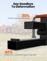 Garvee Forche Per Pallet 60" 2000 LBS Acciaio Saldato Stabilizzatore Regolabile Compatibili Con Trattori E Caricatore