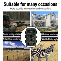 Garvee Mini Trail Camera 1080p 36MP Trasparente Confezione da 2 con scheda da 32 GB per la sorveglianza del giardino esterno