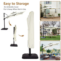 Ombrellone in alluminio GARVEE 300 x 300 cm, beige