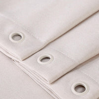 Tenda da doccia Garvee, 100% lino, poliestere, impermeabile, tessuto pesante, ganci rustici, beige, 48"x72" (112x182 cm), hotel di lusso