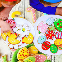 Set di 14 formine per biscotti pasquali Garvee, formina per biscotti in acciaio inossidabile per dolci fai da te per le feste, varie forme