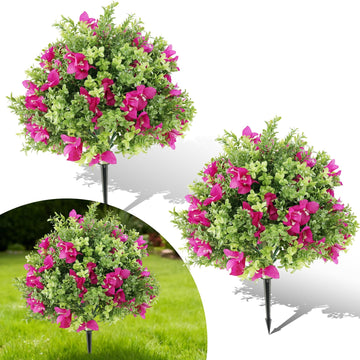 Garvee 2 pezzi 2 piedi alberi artificiali per interni realistici facili da curare versatili durevoli verdi per la decorazione di casa e ufficio
