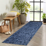 Garvee Tappeto Moderno Lavabile Antiscivolo Zone Rug 80x150cm Morbido Velluto Grigio Per Soggiorno E Camera