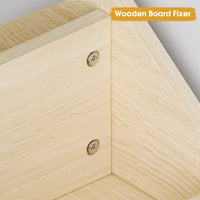 Libreria per bambini Garvee 8 Cubby, a forma di castello, ampio spazio di archiviazione, protezione antiribaltamento, legno, 3 ripiani, per cameretta e sala giochi, bianca