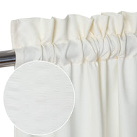 Tende da cucina impermeabili Garvee con texture in rilievo, color caffè, mezza finestra, 150x15 cm, beige, per cucina e bagno