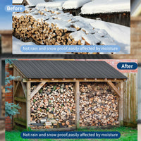 Lastre per coperture metalliche Garvee, 20 pezzi, acciaio zincato, 0,01 pollici, antiruggine, impermeabili, per giardino e terrazza, 43,3 x 17,72 pollici