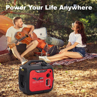 Centrale elettrica portatile GARVEE da 2000 W, generatore di corrente mobile, accumulatore di energia portatile, presa impermeabile, adatta per campeggio all'aperto, camper, uso di emergenza