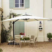 Ombrellone in alluminio GARVEE 300 x 300 cm, beige