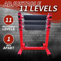 Garvee Bulgarian Split Squat Stand 11 Altezze - Imbottito, Leggero e Versatile per Palestra e Casa | Perfetto per Festa del Papà