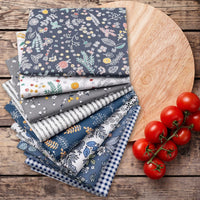 Garvee Set 8 Pezzi Tessuto Cotone 50x50 cm Multimotivi Morbido Traspirante Stampa Floreale Fatti a Mano