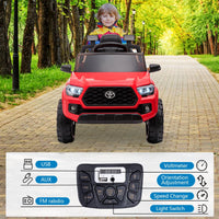 Auto elettrica per bambini Garvee 12V rossa con telecomando per genitori per imparare a guidare in sicurezza, design realistico dell'auto, luci a LED e funzione musicale per la guida su strada dai 3 anni in su, sia all'interno che all'esterno.