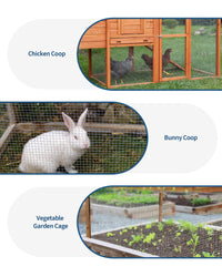 Rete metallica Garvee da 1/2 pollice, 36x50 piedi, 19 GA, zincata, robusta, antiruggine, facilmente pieghevole, per giardino e pollame