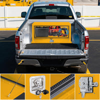 Cassetta Portautensili Garvee per Camion Sottoscocca - Acciaio Nero Impermeabile con Serratura | Regalo Robusto per Festa del Papà