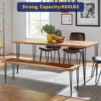 Gambe per mobili Garvee da 34 pollici - Gambe in acciaio resistente per soggiorno e ufficio, perfette per la regolazione e il rinforzo dei mobili