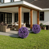 Garvee Albero Artificiale Realistico Viola Resistente UV e Intemperie Per Giardino e Balcone Facile Cura Durevole - Purple