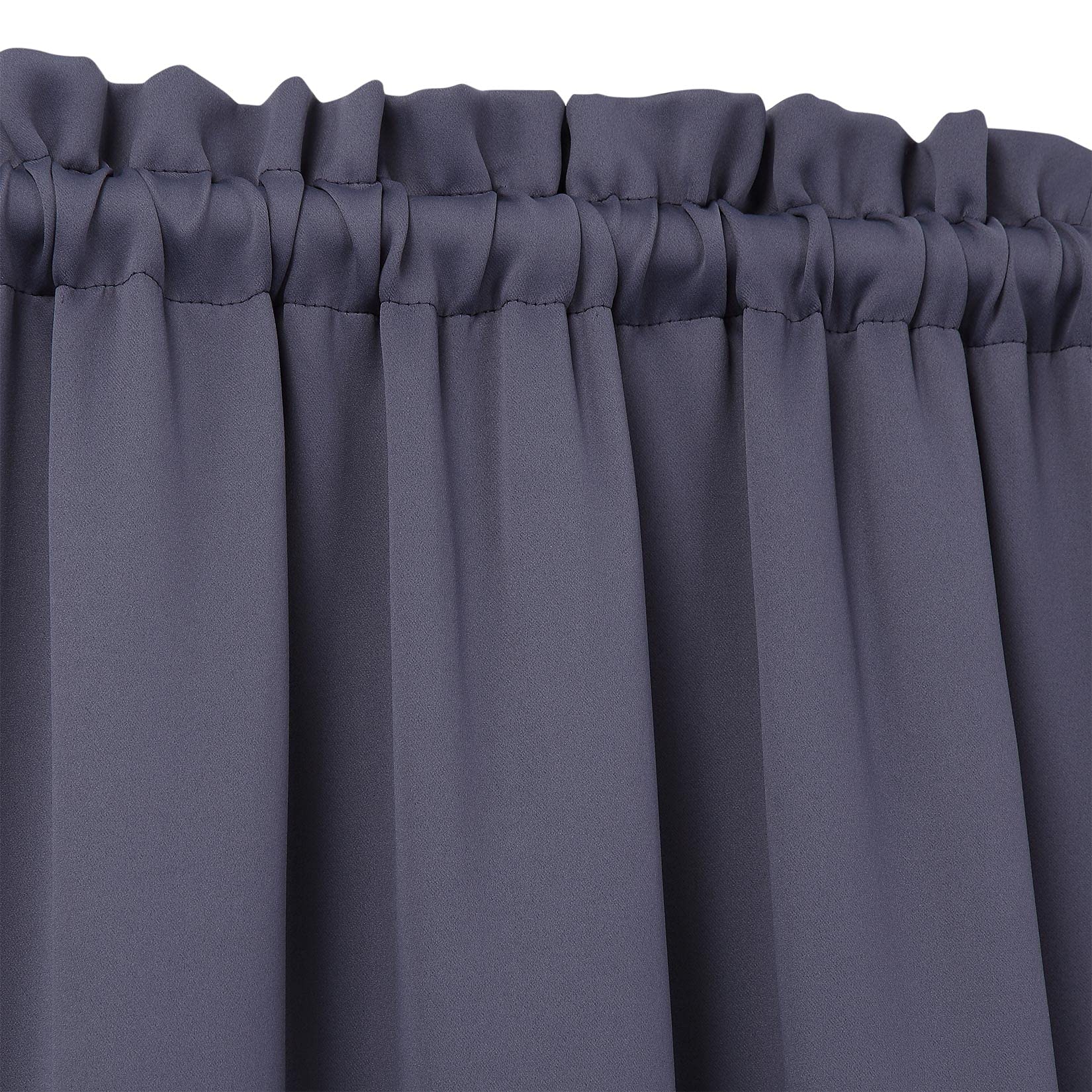 Tende oscuranti Garvee, 2 pezzi, per finestre, soggiorno, cucina, camera da letto, 26x45 pollici, grigio scuro
