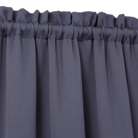 Tende oscuranti Garvee, 2 pezzi, per finestre, soggiorno, cucina, camera da letto, 26x45 pollici, grigio scuro