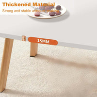 Tavolino pieghevole Garvee, in legno, 80x50 cm, per camera da letto e ufficio, pieghevole, stabile, salvaspazio, design minimalista