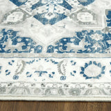 Tappeto Corridoio Garvee 160x230 cm Floreale Orientale Vintage, Antiscivolo e Repellente allo Sporco, Pelo Corto Poliestere, Soggiorno e Ingresso