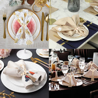 Garvee Rond De Serviette De Table Holz Mit Pompons Natürlich Jute Für Hochzeit & Festive Occasions 12stück Set