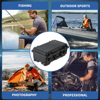 Garvee Contenitore in plastica di grande capacità impilabile per casa e ufficio