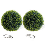 Garvee Palle di Cedro Artificiale 63 cm - Topiary da Giardino - Resistente e Realistico - Materiale PE - Facile Montaggio - Verde - 2 Pezzi