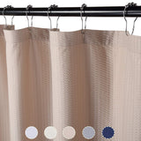 Tenda da doccia in microfibra Garvee, idrorepellente, 72x72 cm, color tortora goffrato, ad asciugatura rapida, facile da installare, bagno - Talpa