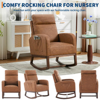 Seduta con dongle moderno per la cameretta dei bambini Garvee in similpelle con binario da 26", ergonomica e stabile, con borsa laterale per il bambino e telecamera nera