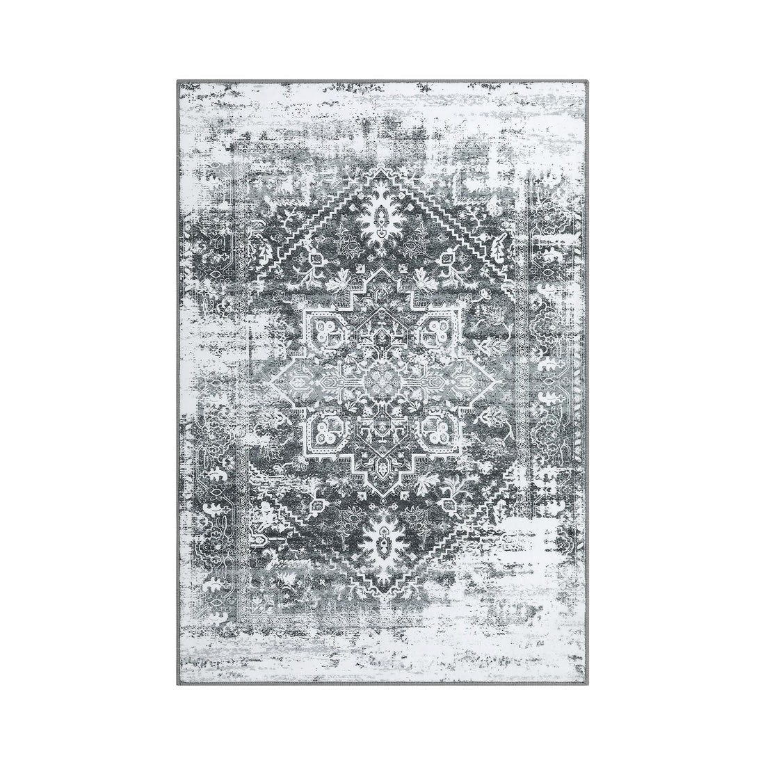 Tappeto Garvee Snowflakes Locket Small Collection 80x150cm Grigio Soggiorno Camera da letto