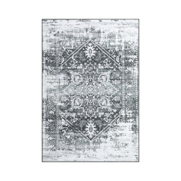 Tappeto Garvee Snowflakes Locket Small Collection 80x150cm Grigio Soggiorno Camera da letto