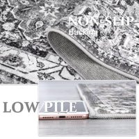 Garvee Alfombra De Salón 1400Gsm 100% Poliéster Terciopelo 580Gsm Lavable Plegable Estampado Perlas Persianas 80x150cm Soggiorno