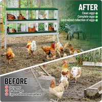 Cassette nido Garvee – Metallo, 10 scomparti con supporto, resistenti alle intemperie, 53,54"L x 16,93"W x 26,57"H